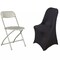 10 BLACK Folding Stretch SPANDEX CHAIR COVERS Wedding Supplies Event Decorations